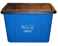 Blue recycling box
