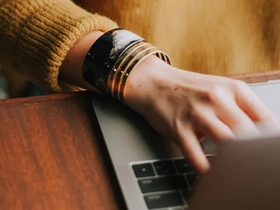 Person on laptop