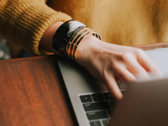 Person on laptop