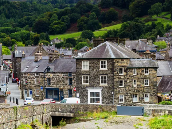 Canol tref Dolgellau town centre