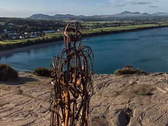 Copa mynydd ym Mhen Llŷn / Summit of a mountain in Pen Llŷn
