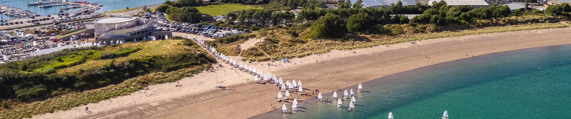 Llun drôn o Bwllheli / Drone photogrpah of Pwllheli