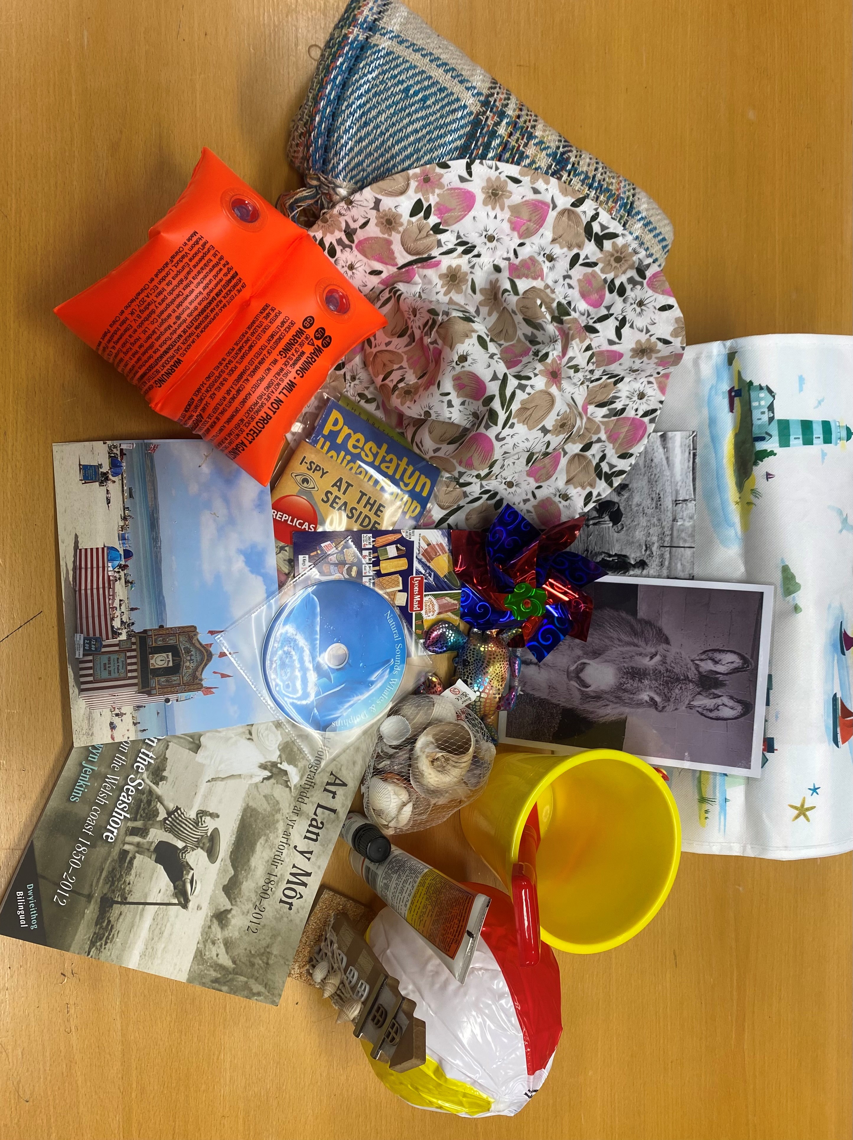Sach atgofion Ar Lan y Môr - Seaside Memory Bag