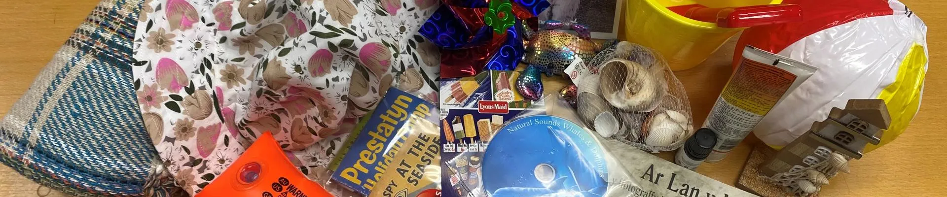 Sach atgofion Ar Lan y Môr - Seaside Memory Bag