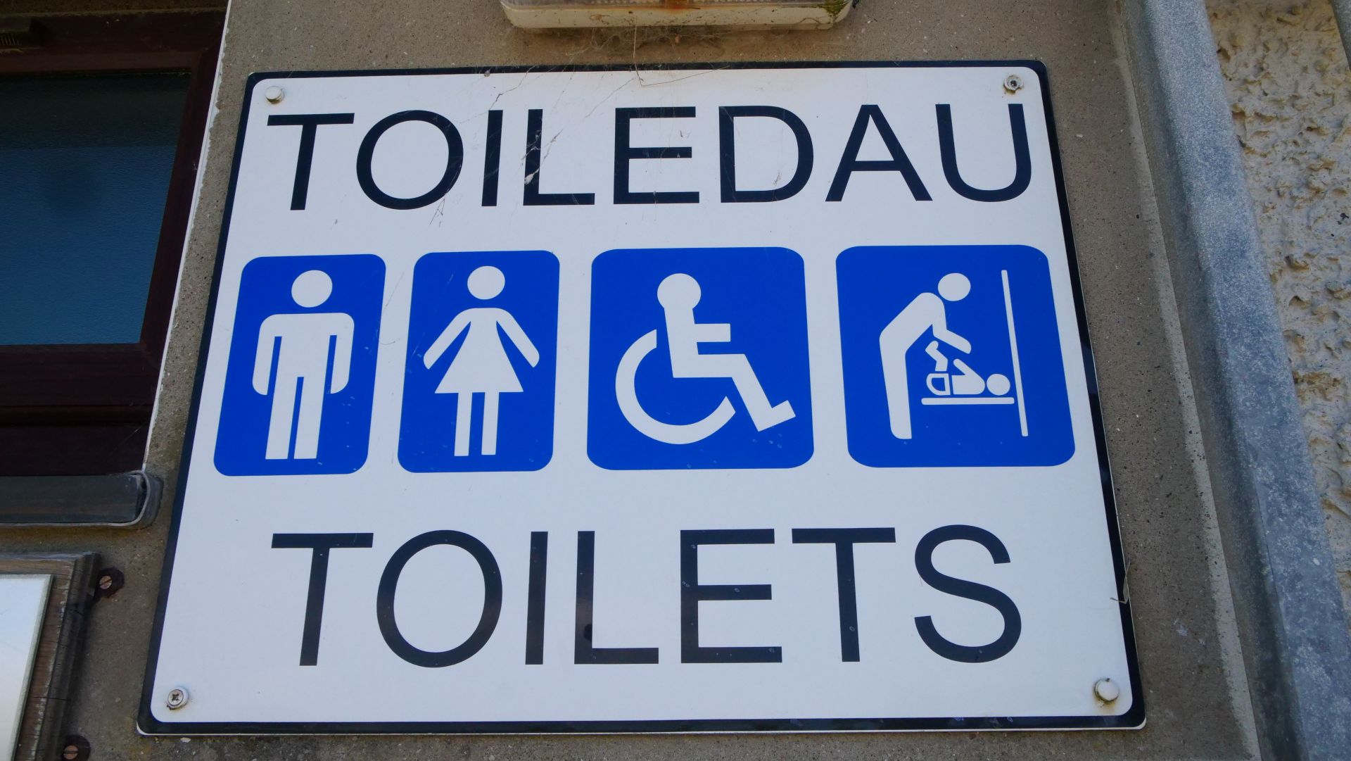 Arwydd Toiledau
Toilets sign