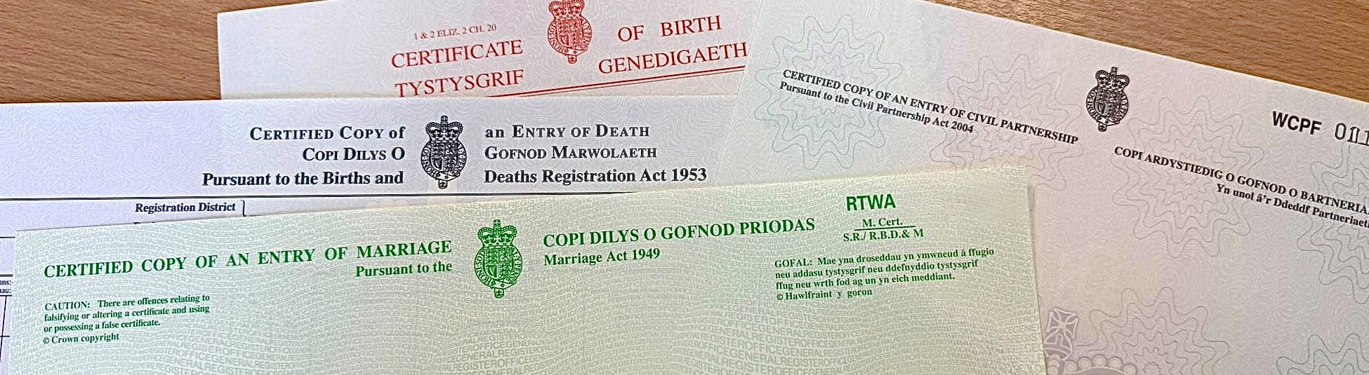 Certificates